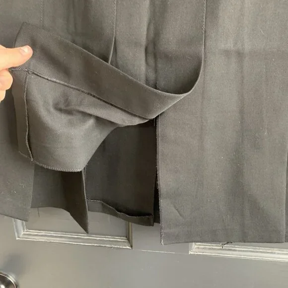 Burberry London womens skirt wool black size US 6 Made in Italy - Picture 4 of 7